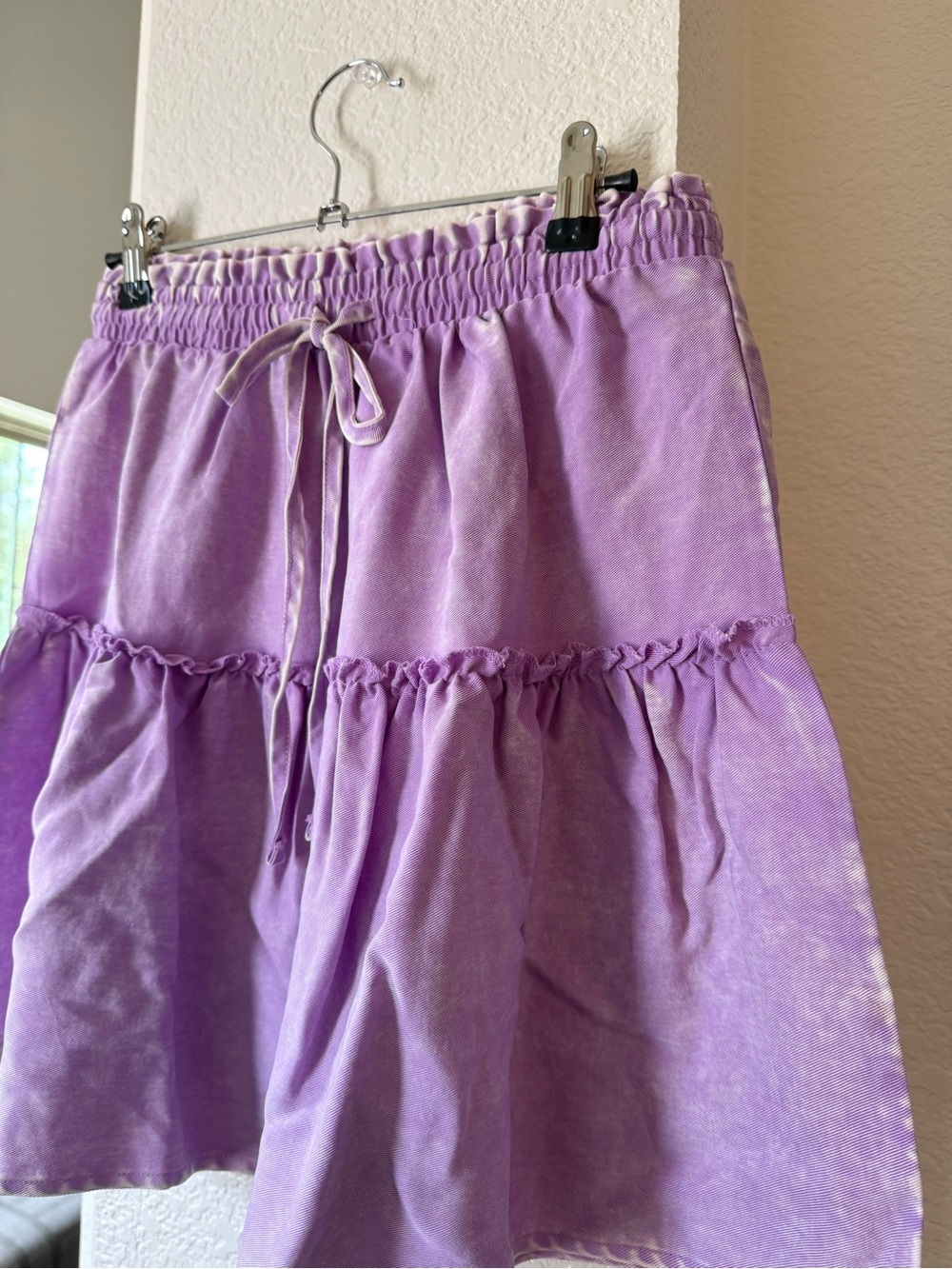 🆕 NWOT - Zenana Tencel Washed Tiered Mini Skirt